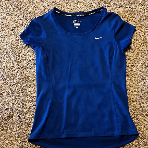 Nike Women's Royal Blue Short Sleeve Tee - Picture 1 of 3